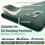 Ultra-Thick Self-Inflating Sleeping Pad with Pump