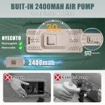 Ultra-Thick Self-Inflating Sleeping Pad with Pump