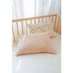 Heathered Pink Toddler Pillowcase Set, 2 Pack