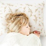 Heathered Pink Toddler Pillowcase Set, 2 Pack