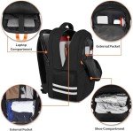 Ytonet Water-Resistant Gym Backpack with USB Port