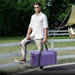 HOLYLUCK Foldable Travel Duffel Bag - Purple