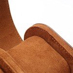 Brown Leather Watch Roll Travel Case for Men