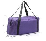 HOLYLUCK Foldable Travel Duffel Bag - Purple