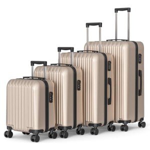 Fridtrip 4-Piece Lightweight Hard Shell Luggage Set