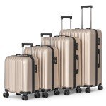 Fridtrip 4-Piece Lightweight Hard Shell Luggage Set