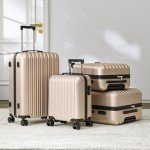 Fridtrip 4-Piece Lightweight Hard Shell Luggage Set