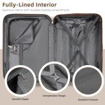 6-Piece Expandable Hardshell Luggage Set with Wheels