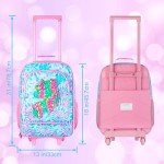 Cute Unicorn Rolling Suitcase for Kids