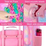 Cute Unicorn Rolling Suitcase for Kids