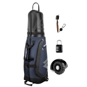MOCTOUR Waterproof Golf Travel Bag with Wheels