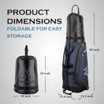 MOCTOUR Waterproof Golf Travel Bag with Wheels