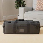Large Travel Duffel Bag with Shoe Compartment