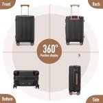 Hulsin 22-Inch Spinner Carry-On Luggage