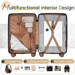 Hulsin 22-Inch Spinner Carry-On Luggage