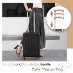 Hulsin 22-Inch Spinner Carry-On Luggage