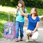 Cute Unicorn Rolling Suitcase for Kids