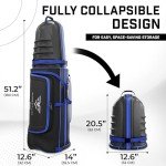 Wheeled Hard Case Golf Travel Bag