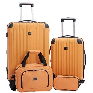 Butterscotch 4-Piece Midtown Hardside Luggage Set