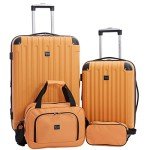 Butterscotch 4-Piece Midtown Hardside Luggage Set