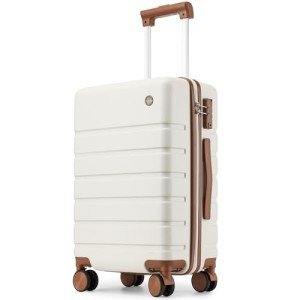 Hulsin 20-Inch Hardside Carry-On Suitcase with Wheels