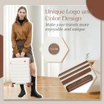 Hulsin 20-Inch Hardside Carry-On Suitcase with Wheels