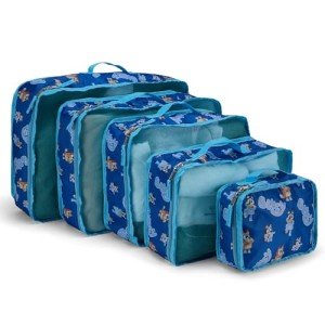 Bluey Bingo Packing Cube Set - 5 Pieces