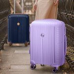 Joyway 5-Piece Hardshell Luggage Set - Light Purple