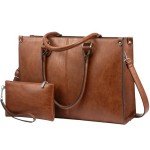 Vintage Laptop Tote Bag for Women, 15.6 Inch