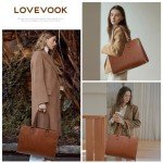 Vintage Laptop Tote Bag for Women, 15.6 Inch