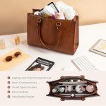 Vintage Laptop Tote Bag for Women, 15.6 Inch