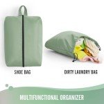 Veken 6-Piece Packing Cube Set - Matcha Green