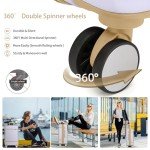 Lavender 6-Piece Expandable Luggage Set