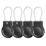 Waterproof AirTag Keychain Holder - 4 Pack
