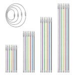 28-Piece Metal Wire Keychain Set in 7 Colors