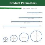 28-Piece Metal Wire Keychain Set in 7 Colors