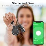 Waterproof AirTag Keychain Holder - 4 Pack