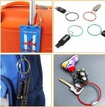 28-Piece Metal Wire Keychain Set in 7 Colors