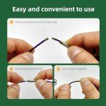 28-Piece Metal Wire Keychain Set in 7 Colors