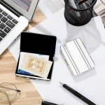 Aluminum Business Card Holder Suitcase - 2 Pack