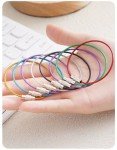 28-Piece Metal Wire Keychain Set in 7 Colors