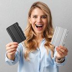 Aluminum Business Card Holder Suitcase - 2 Pack