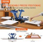 VEVOR 4 Color 4 Station Screen Printing Machine