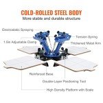 VEVOR 4 Color 4 Station Screen Printing Machine
