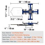 VEVOR 4 Color Rotating Screen Printing Machine