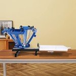 4 Color 1 Station Screen Printing Machine