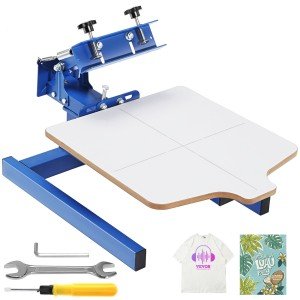Single Color Station Silk Screen Printing Machine
