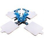 4 Color 4 Station Silk Screen Printing Machine