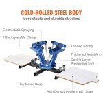 4 Color 2 Station Screen Printing Machine