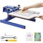 1 Color Silk Screen Printing Press Machine